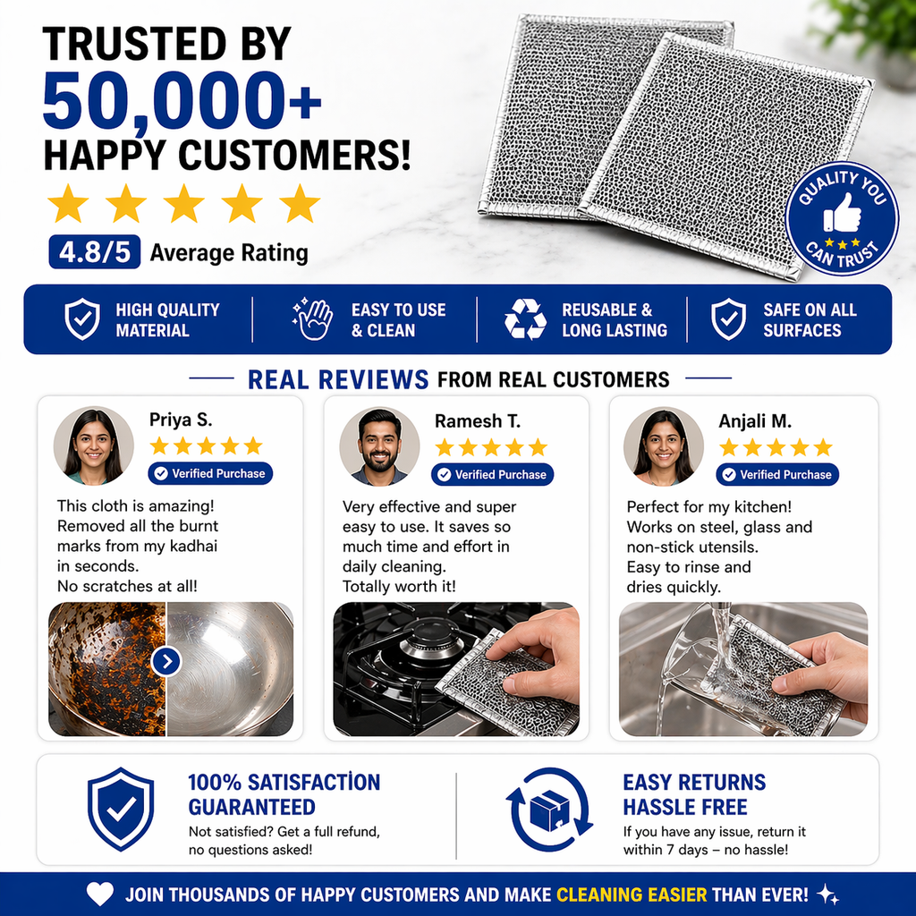 PureScrub™ | Non-Scratch Wire Dishcloth
